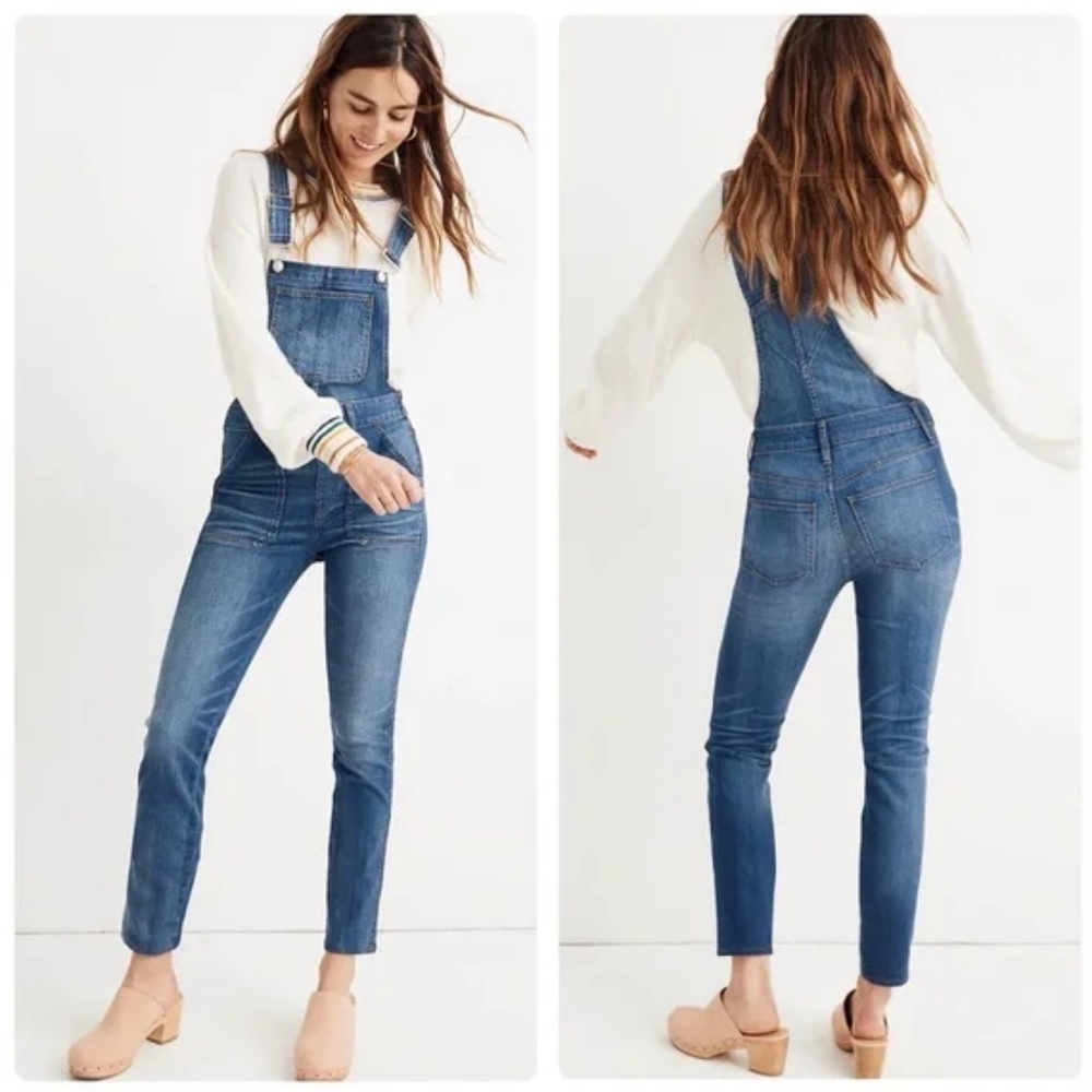 NWT Madewell Skinny Overalls Jansen Wash SIZE SMALL